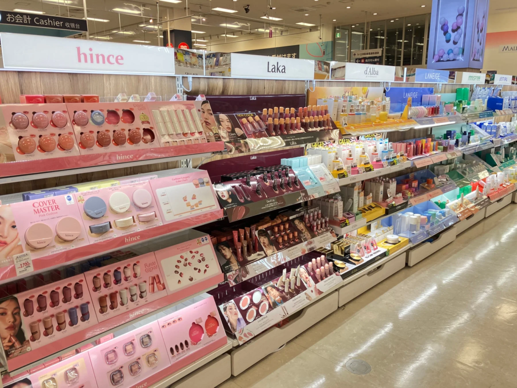 韓国コスメ売り場