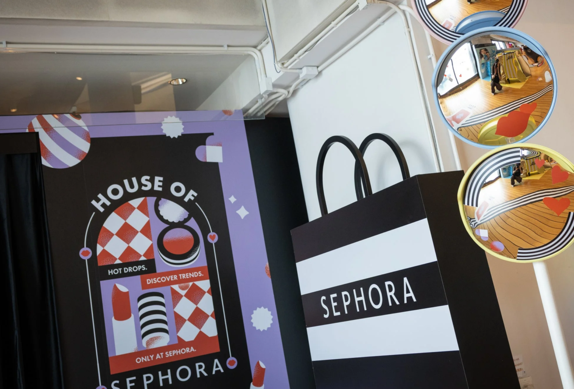 HONG KONG HOUSE OF SEPHORA展示会の様子