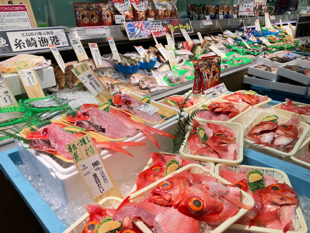 鮮魚売り場
