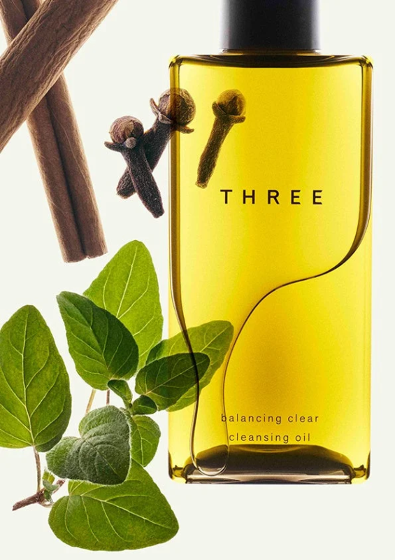 THREE クレンジングオイルとスパイス精油