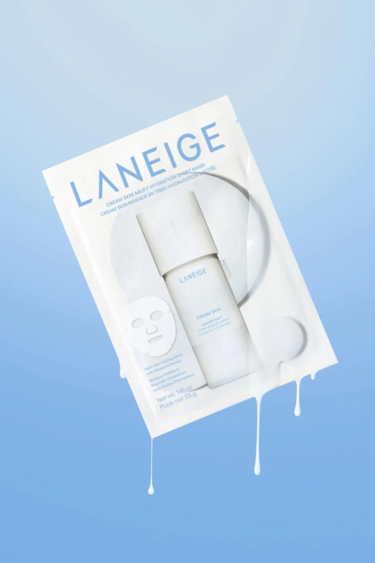 LANEIGE クリームスキン ミルキーハイドレーションシートマスク