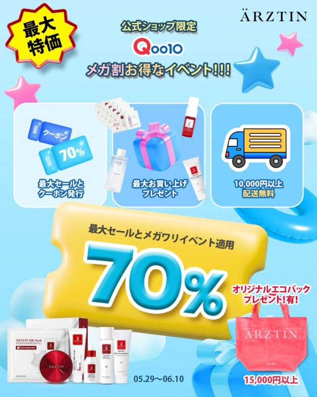 Qoo10メガ割の特典