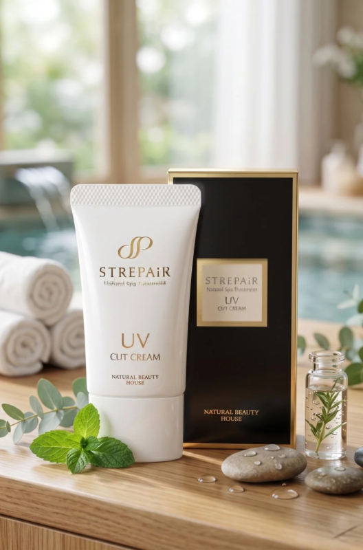 STREPAIR Natural Spa Treatment UV CUT CREAM NATURAL BEAUTY HOUSE