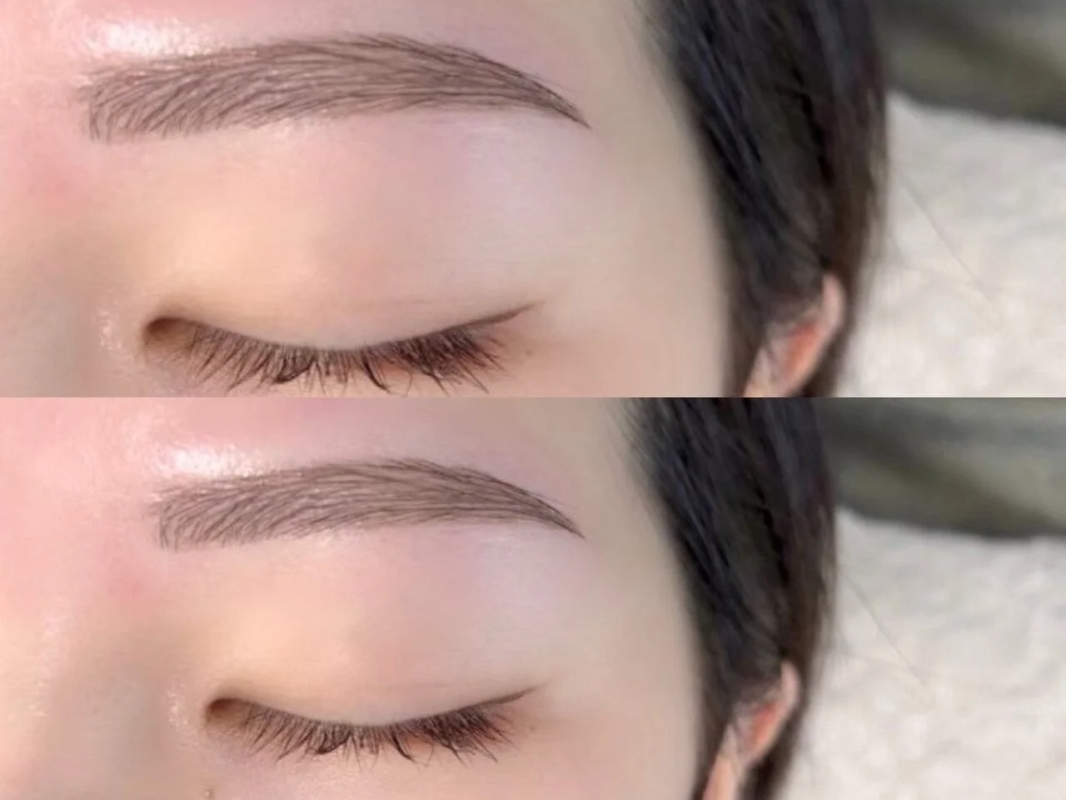 眉毛のクローズアップ画像