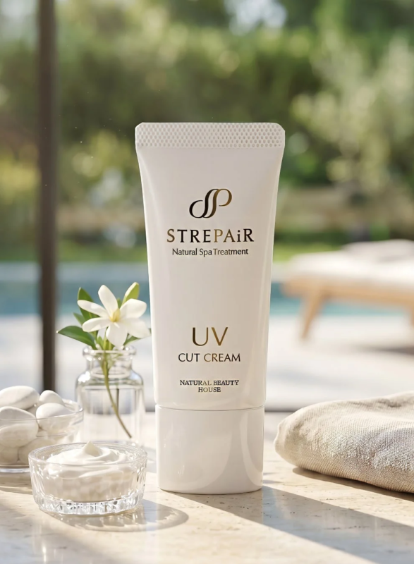 STREPAIR Natural Spa Treatment UV CUT CREAM NATURAL BEAUTY HOUSE