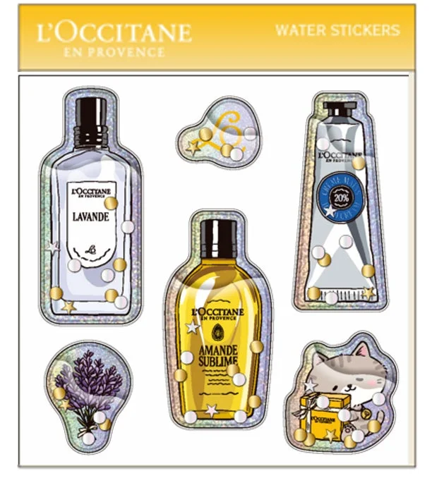 ロクシタン ウォーターステッカーセット