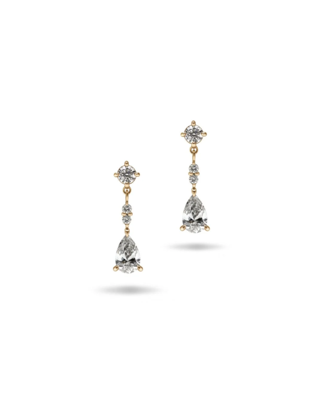pair shape pierce (ゴールド)