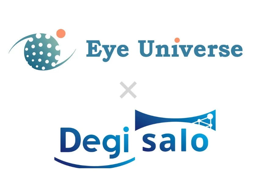 Eye Universeとデジタルサロン協会のロゴ