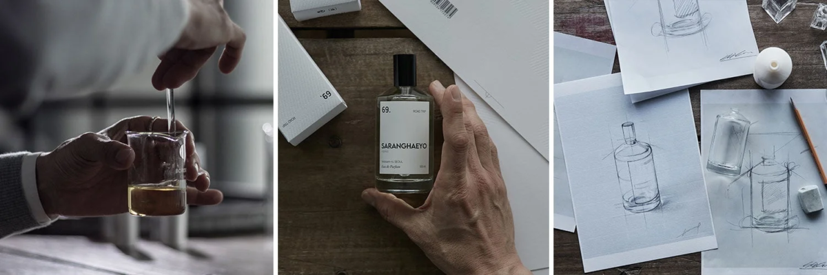 SARANGHAEYO香水の製造工程