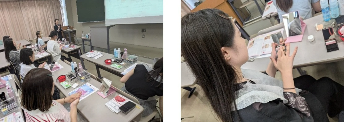 美容講座の様子