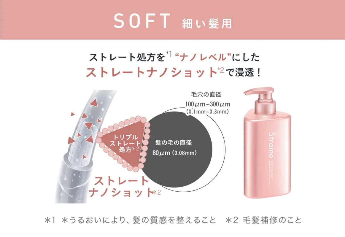 Straine [SOFT] 細い髪用