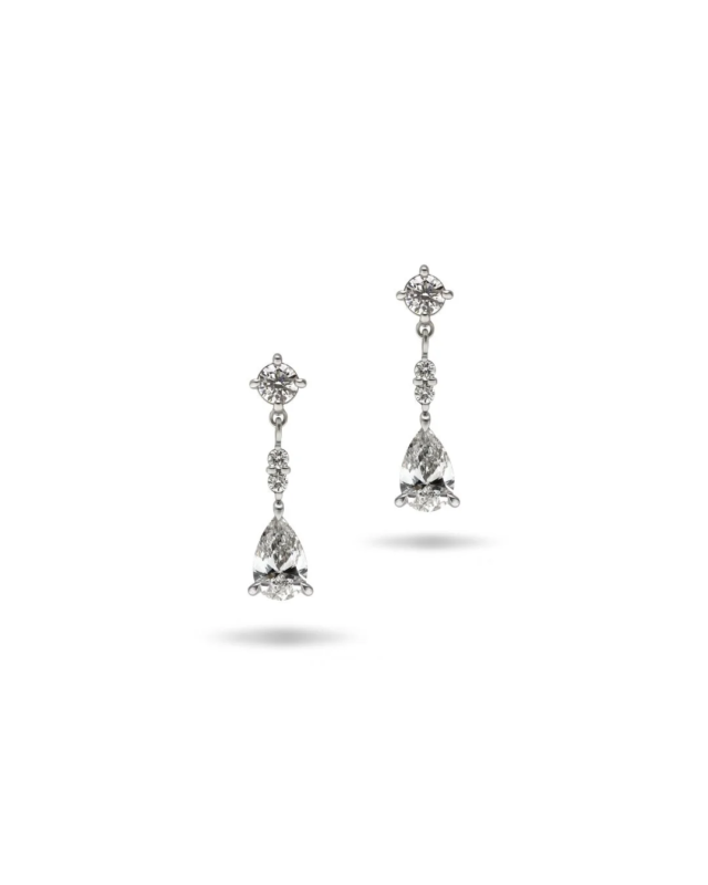 pair shape pierce (シルバー)