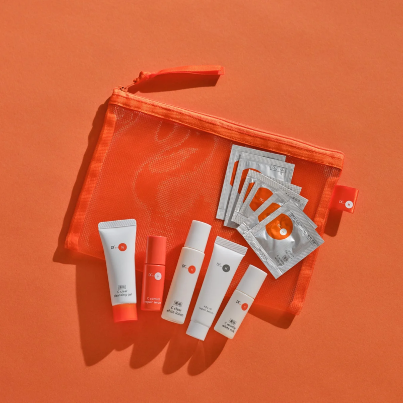 dr. K 薬用 C clear cleansing gel C control repair serum dr. K 薬用 C clear white lotion dr. K ABC-G repair serum dr. K 薬用 C wrinkle white milk dr. K SP-00 PATCH CHERRY WHITE