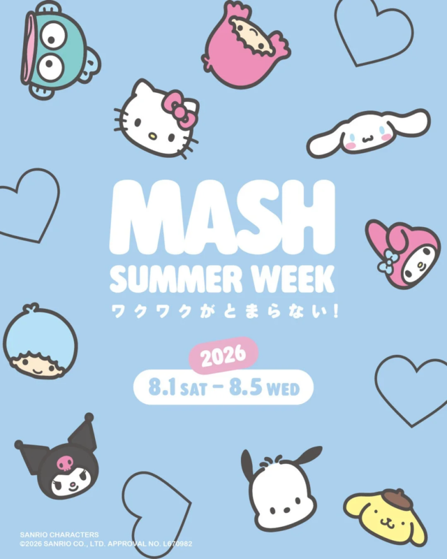 MASH SUMMER WEEK 2026のキービジュアル