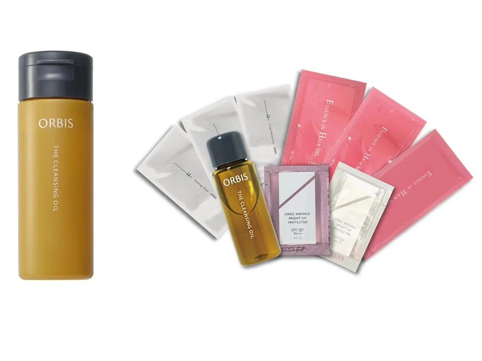 オルビスのスキンケアとヘアケア製品のセット