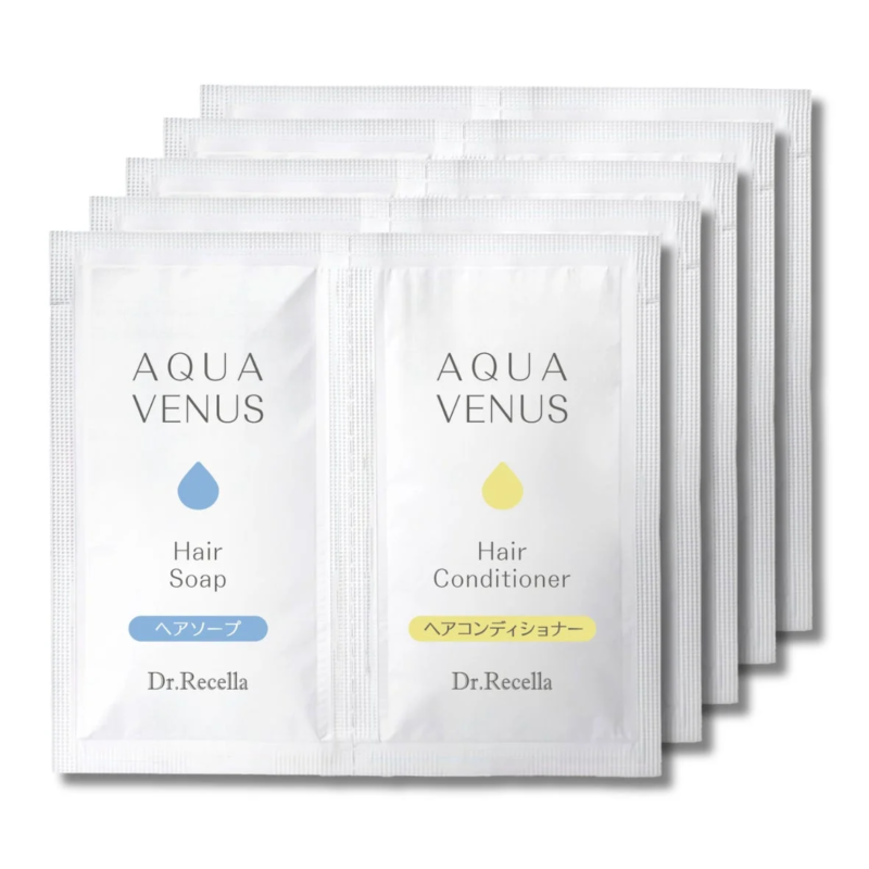 AQUA VENUS Hair Soap & Hair Conditioner Pouch Set