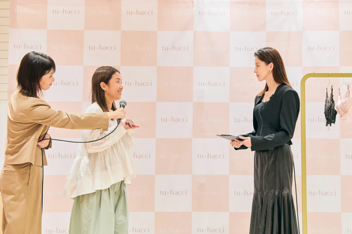 イベント後のインタビュー