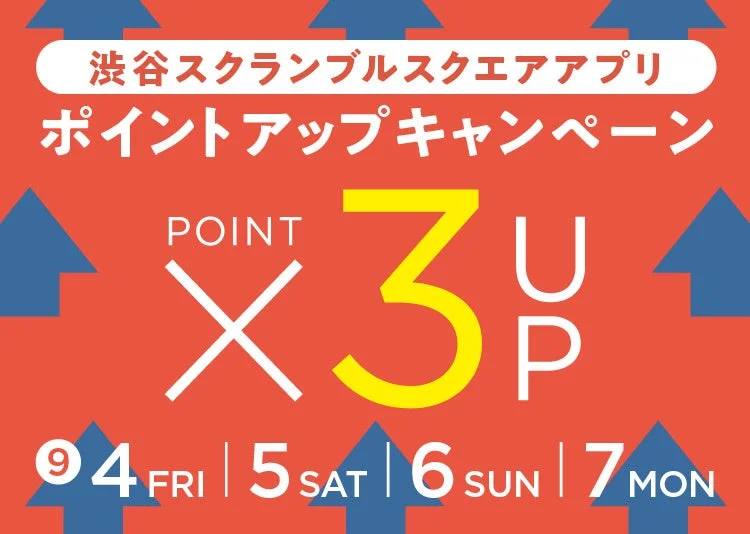 アプリポイント3倍キャンペーン