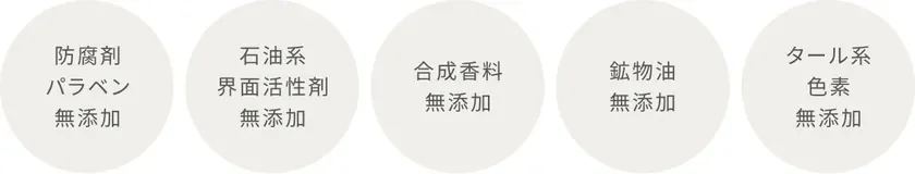 ハーバーが守り続ける5つの無添加