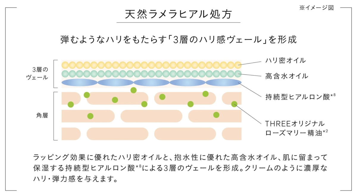 天然ラメラヒアル処方 ※イメージ図