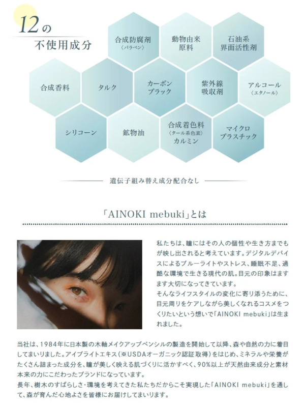 12の不使用成分