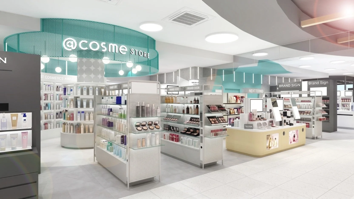 コスメストアの店内
