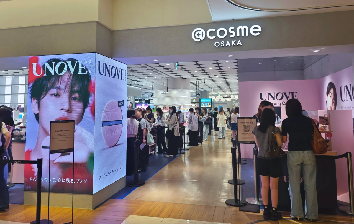 @cosme OSAKAでのイベントの様子