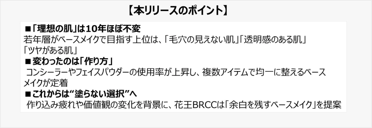 本リリースのポイント