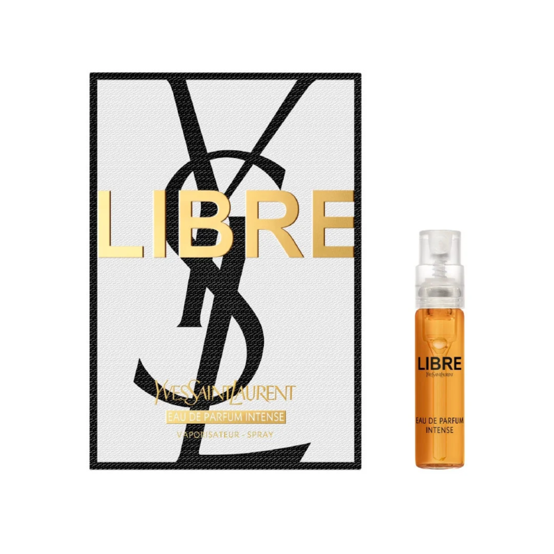 Sample of Yves Saint Laurent's fragrance “Libre Eau de Parfum Intense”