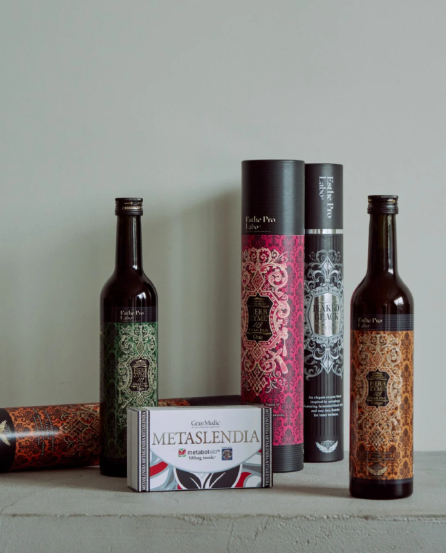 Esthe Pro Labo enzyme drink and supplements