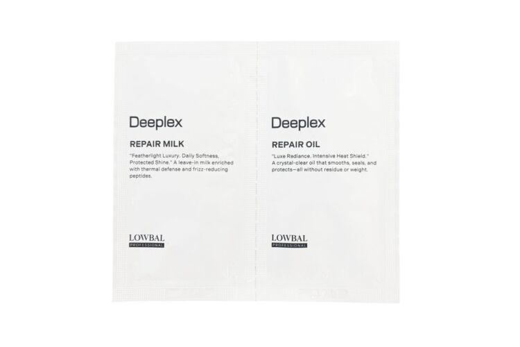 Deeplexのアウトバストリートメントのサッシェ（REPAIR MILKとREPAIR OIL）