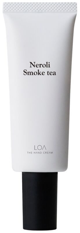 白色软管的《LOA THE HAND CREAM》Neroli Smoke tea
