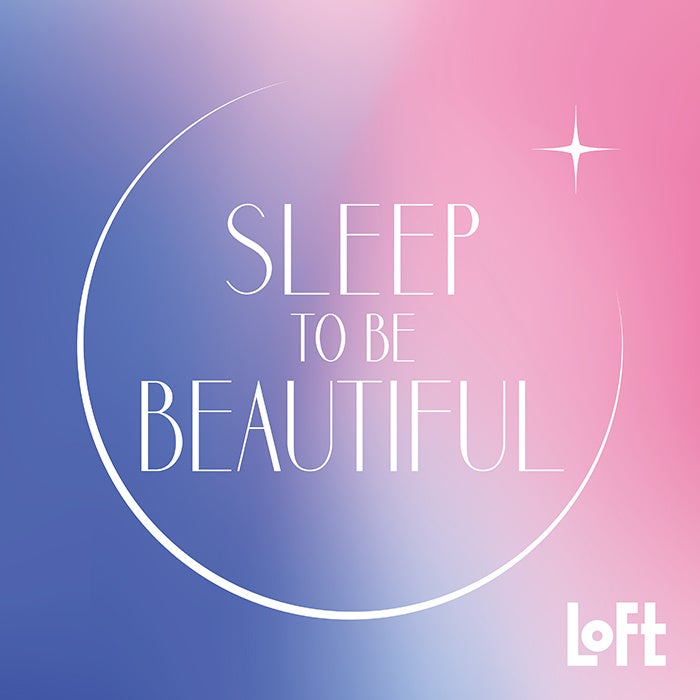 SLEEP TO BE BEAUTIFULの企画ビジュアル