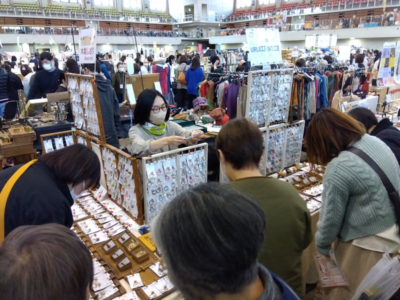過去開催時のハンドメイド作品の展示販売