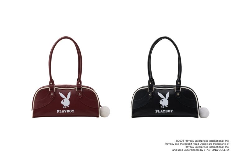 Red and black Boston bags