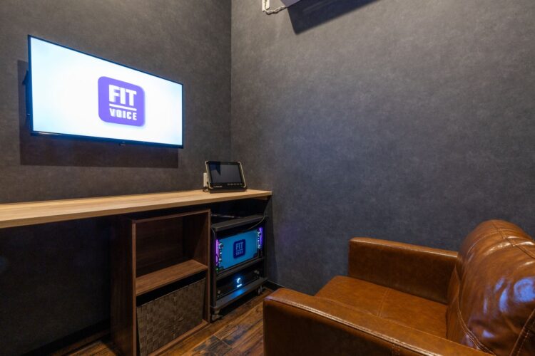 Image of the FIT-VOICE karaoke space for one or two people