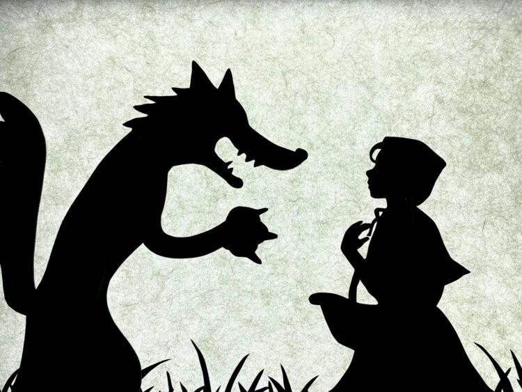 影絵パフォーマンスのイメージ