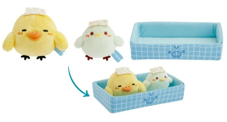 キイロイトリ銭湯のてのりぬいぐるみセット