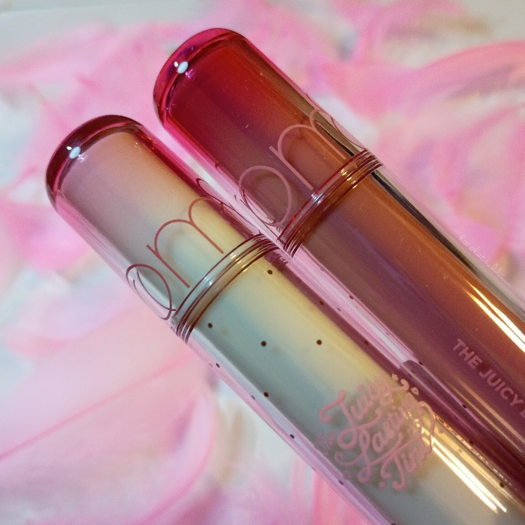 からくりさんのrom&nd ザ ジューシーラスティングティント 46 MU GRAPE・03 BARE GRAPEの取材写真
