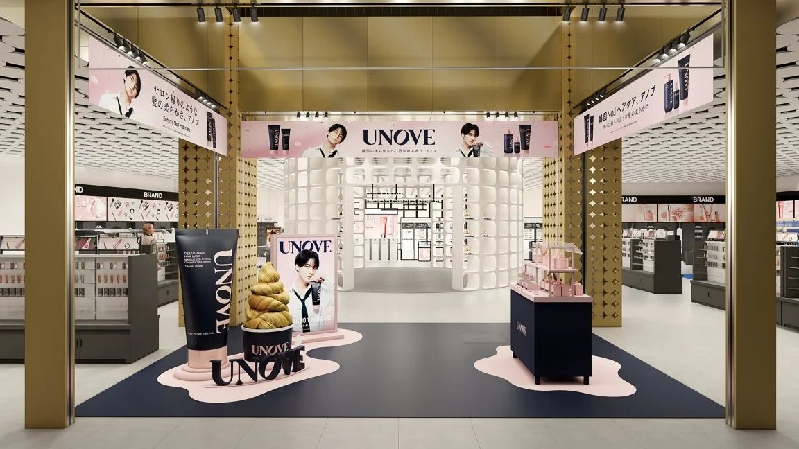 韓国ヘアケアブランド「UNOVE（アノブ）」が初の全国3都市で