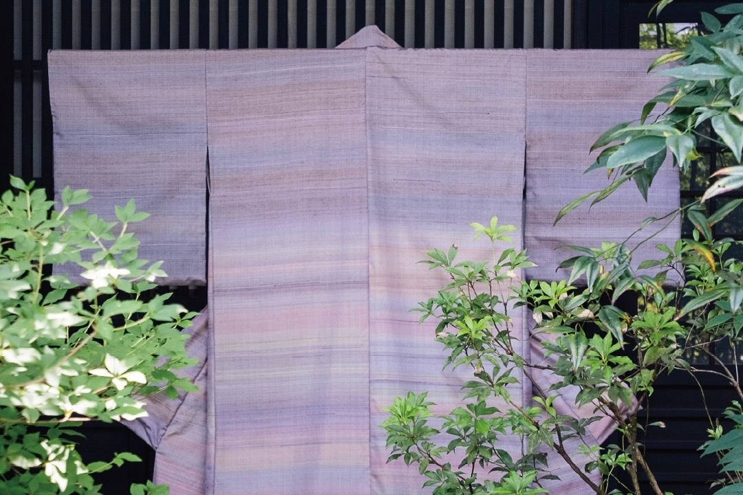 アトリエシムラの新作着物「夕暮れ」