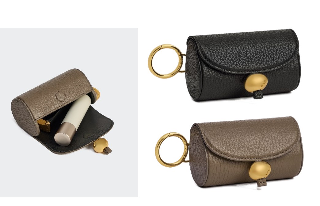 Drop Lipstick Holder in Black and Brownstone