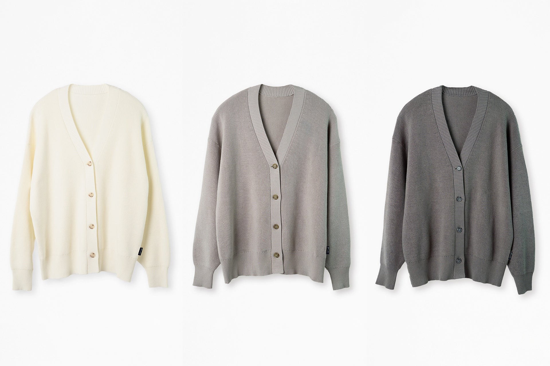 Vネックのfeel melt knit